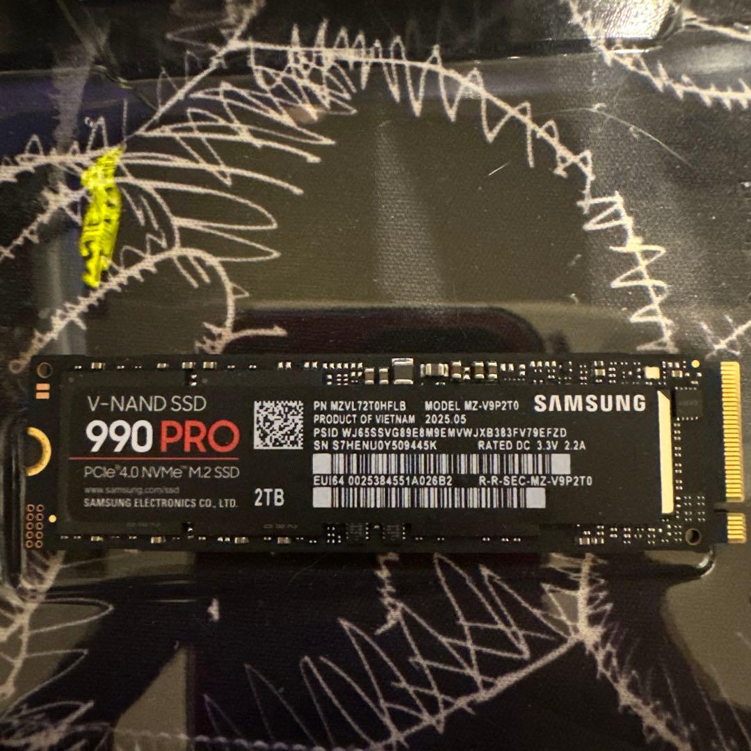 内蔵型SSD Samsung 990 PRO 2TB