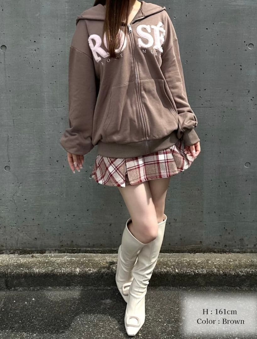 ブラウンパーカー