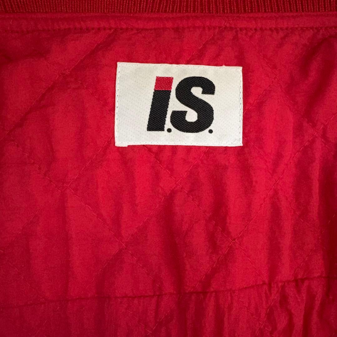 イッセイミヤケ　ヴィンテージ　赤　ブルゾン　MA-1風