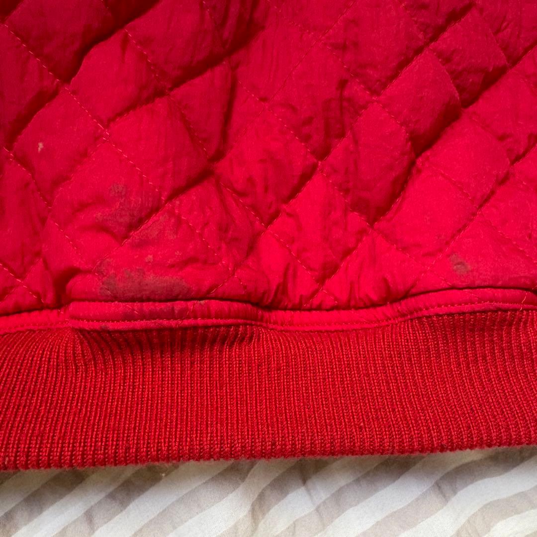 イッセイミヤケ　ヴィンテージ　赤　ブルゾン　MA-1風