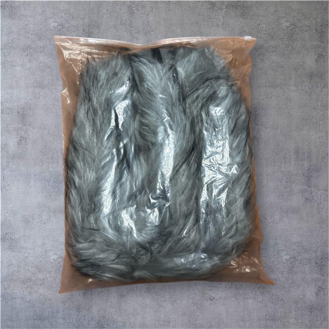 Dekayed ファーバッグ リュック y2k グランジ opium グレー