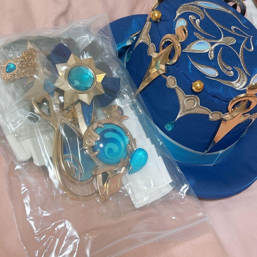 omuchi様 原神 Genshin フリーナ コスプレ 衣装 白 一式