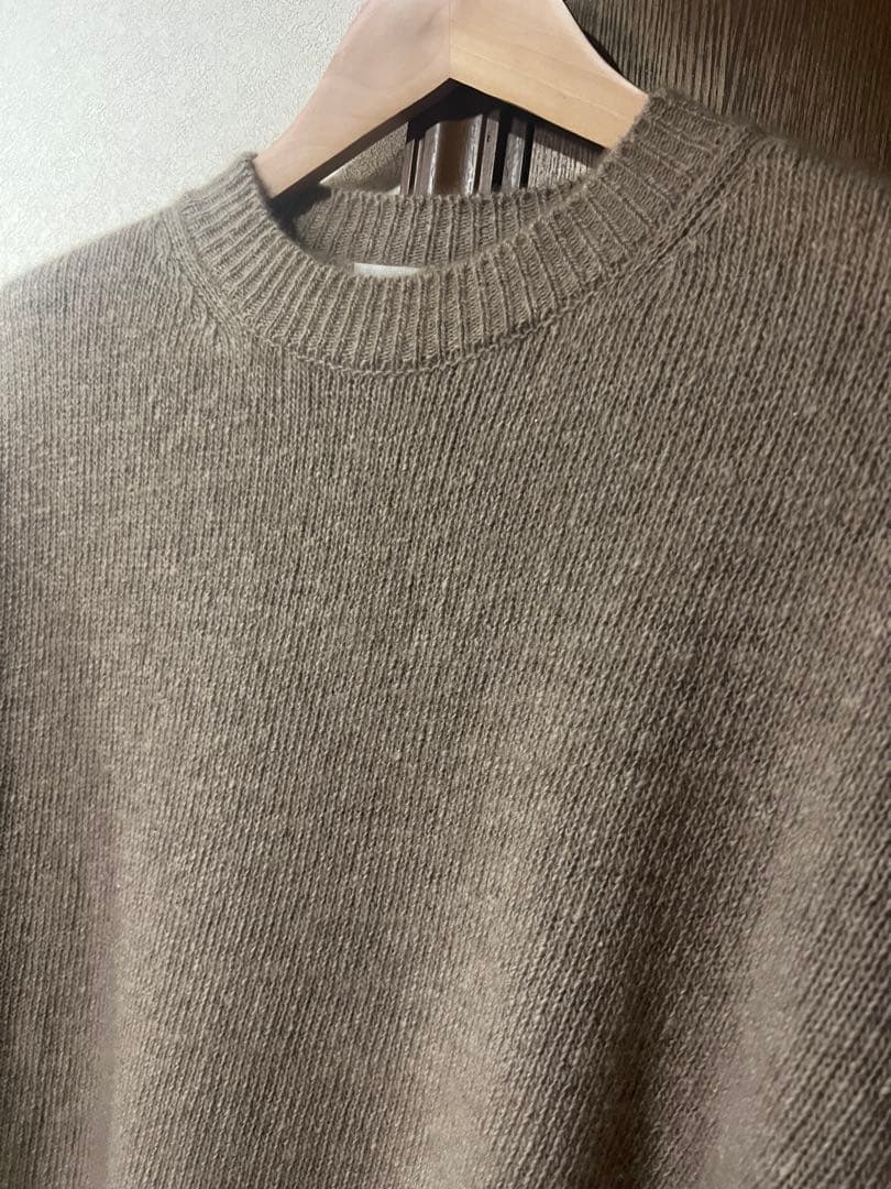 COMOLI 21AW カシミヤクルーネックニット