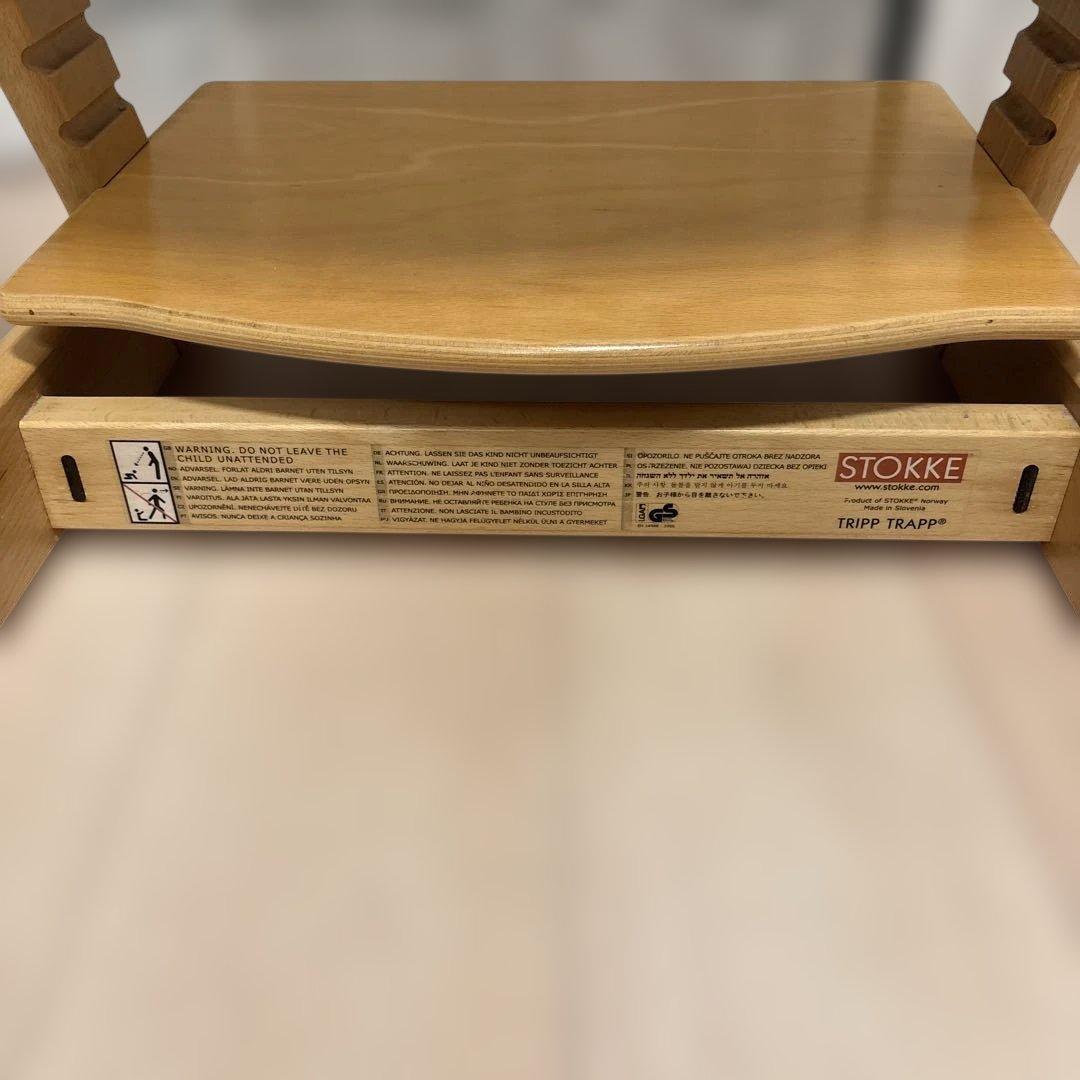 【お値下げ中】ストッケ　STOKKE トリップトラップ ナチュラル　シリアル3