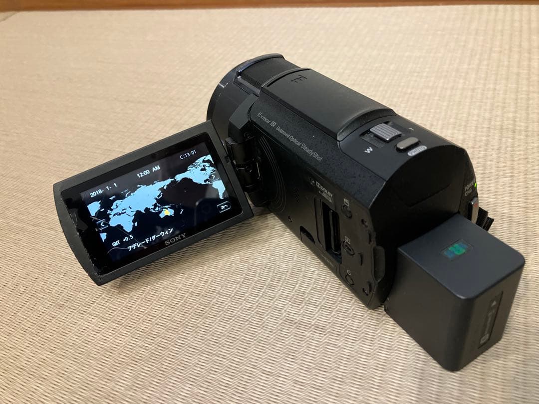 SONY FDR-AX45、GP-VPT1、BC-QM1、SDカードのセット