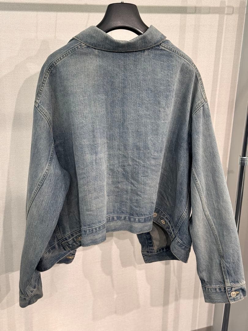 正規品　新品未使用　バレンシアガ　デニムジャケット　オフショルダー