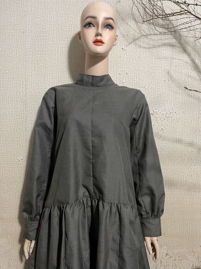 着物リメイクワンピース　大島紬　反物　着尺　160亀甲　証紙付き　逸品　未使用