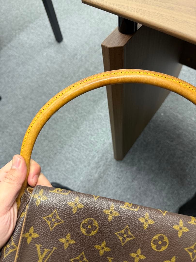 【美品】LV ルイヴィトン モノグラムミニルーピング M11021 ハンドバッグ