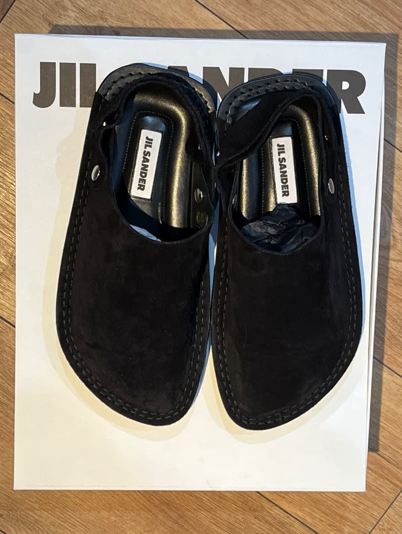 JILSANDER ジルサンダー　スエードサボサンダル　サイズ41