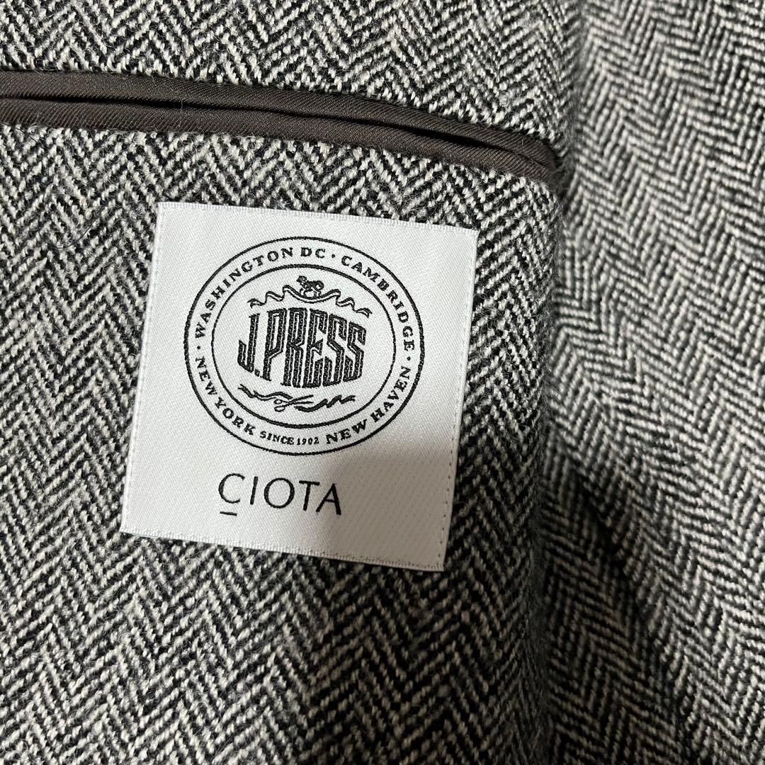 未使用 j.press × CIOTA ヘリンボーンツイード ジャケット 4