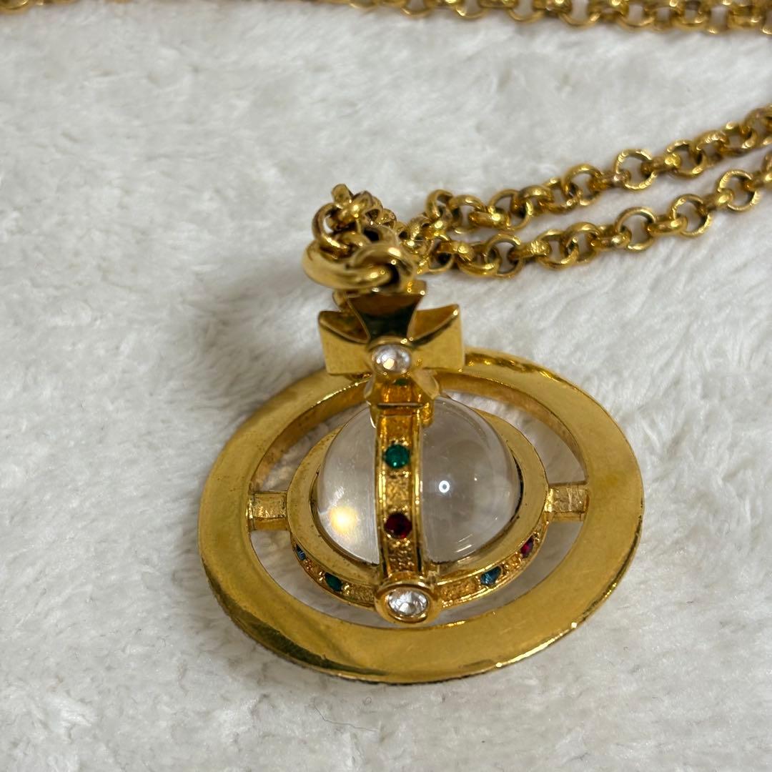 ヴィヴィアンウエストウッド スモールオーブネックレス ゴールド ヴィンテージ