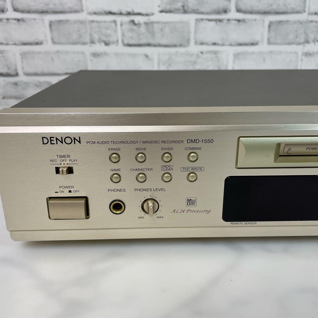 DENON DMD-1550 MDレコーダー デノン MDデッキ