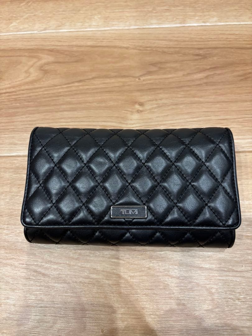 【極美品】TUMIトゥミレザーショルダーウォレット財布肩かけ