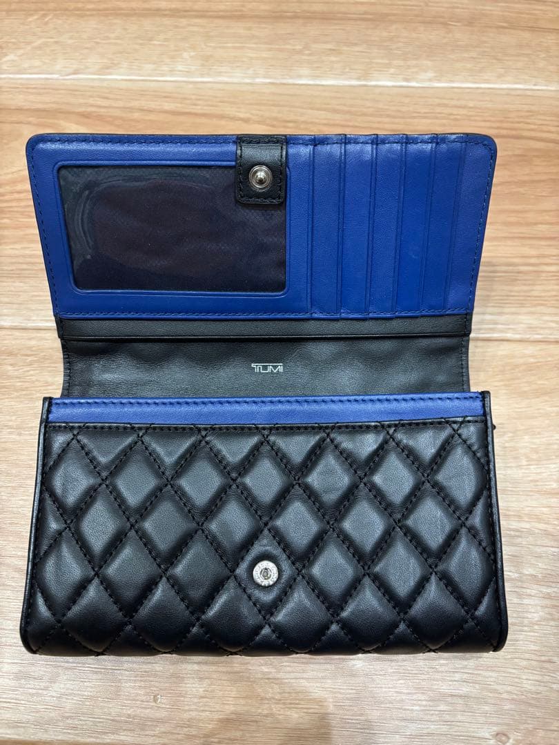 【極美品】TUMIトゥミレザーショルダーウォレット財布肩かけ