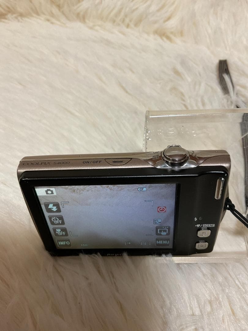【簡易動作確認済】Nikon デジカメ COOLPIX S4000 ゴールド