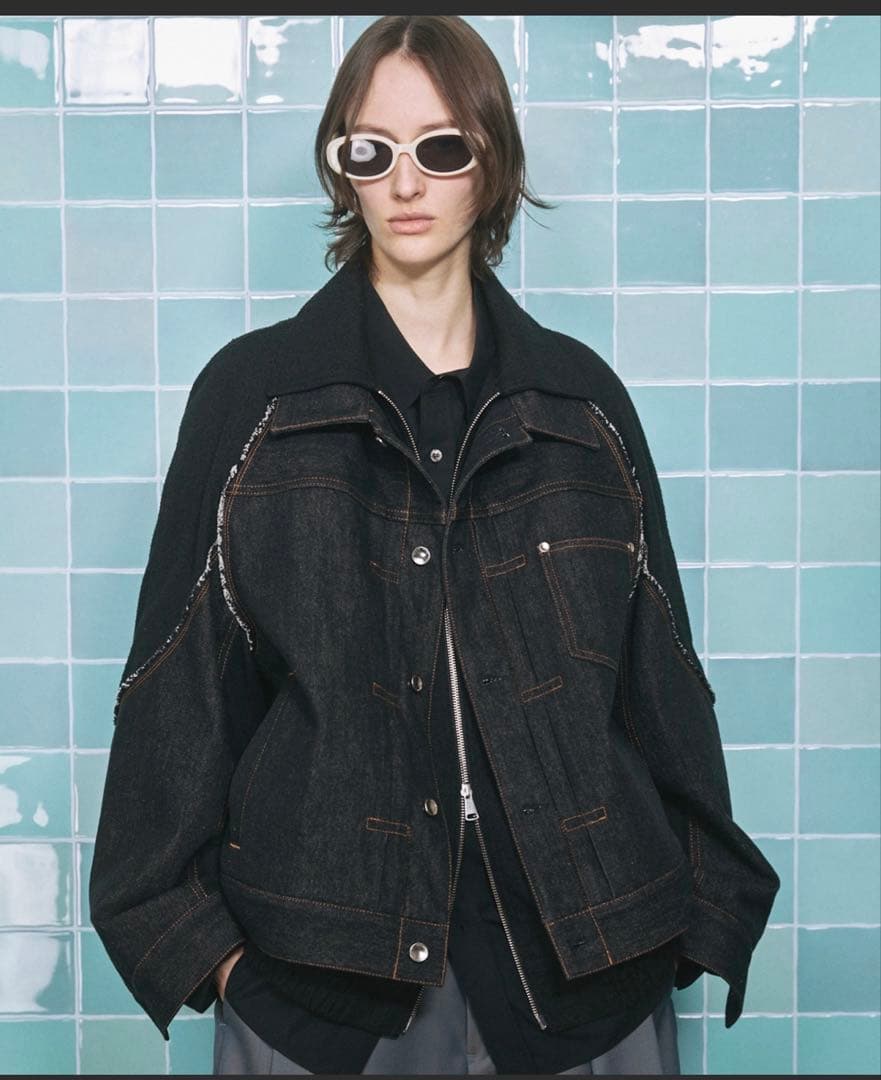 異素材レイヤリングプライムオーバートラッカージャケット　メゾンスペシャル