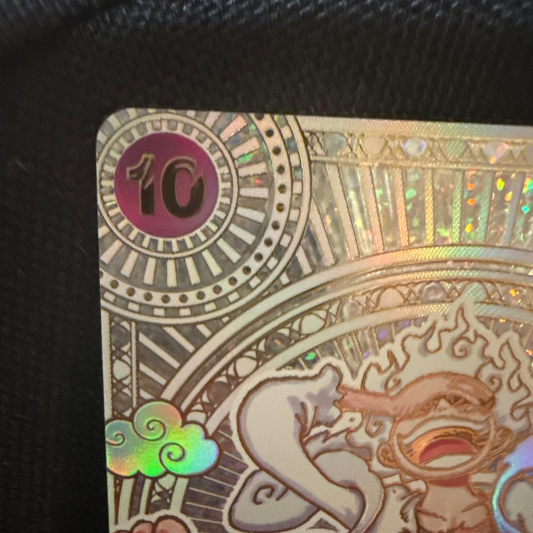 ワンピースカード 神速の拳 ルフィ ニカOP05-119 SEC 金 3周年