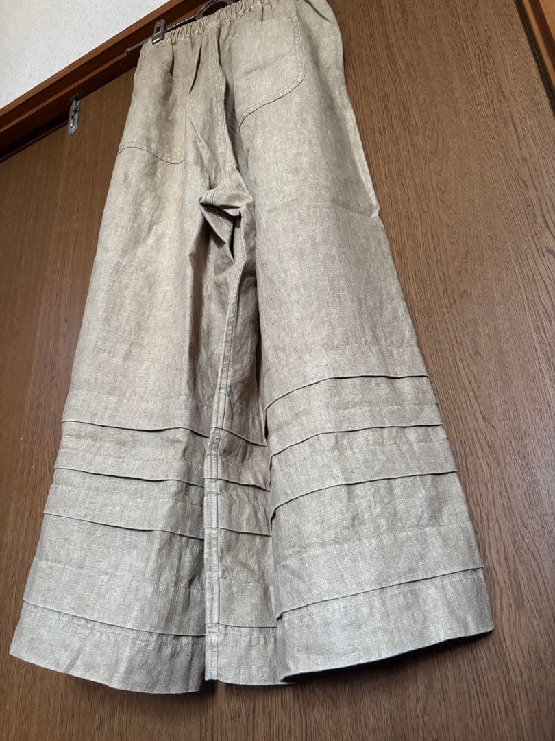 joie de vivreワイドパンツ