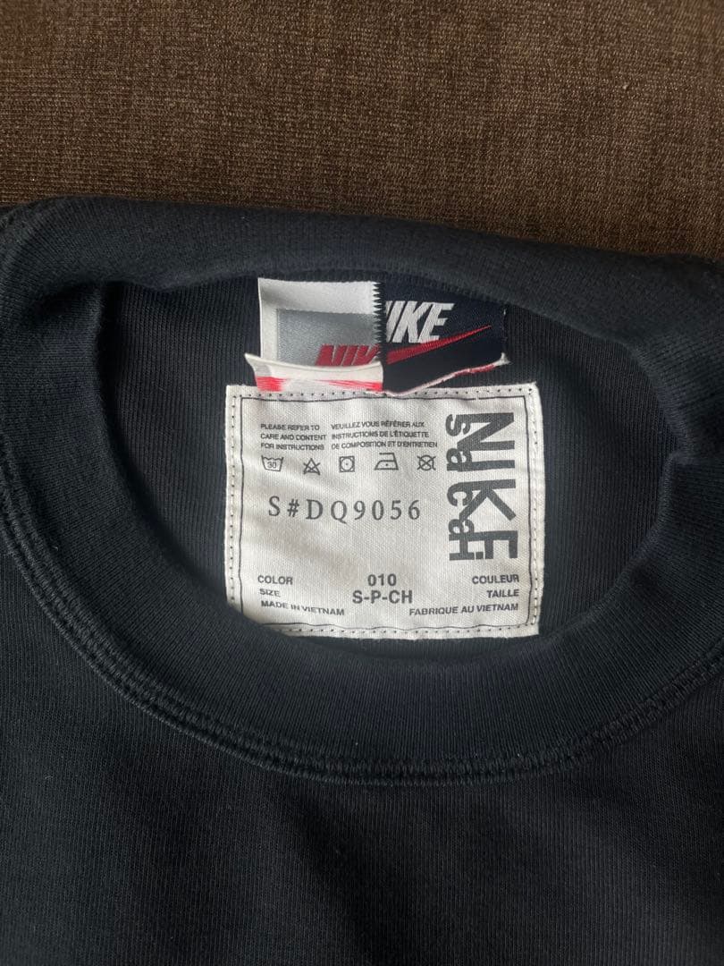 NIKE ×sacai コラボスウェットT Sサイズ