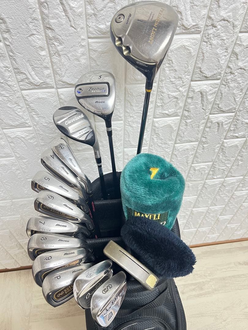 初心者おすすめ メンズ ゴルフクラブセット ミズノ キャディバック付