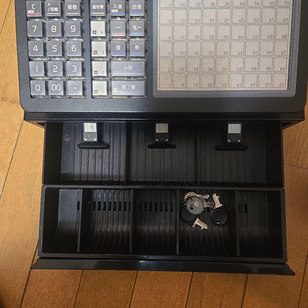 カシオ電子 レジスター SR-C550 飲食店で使用