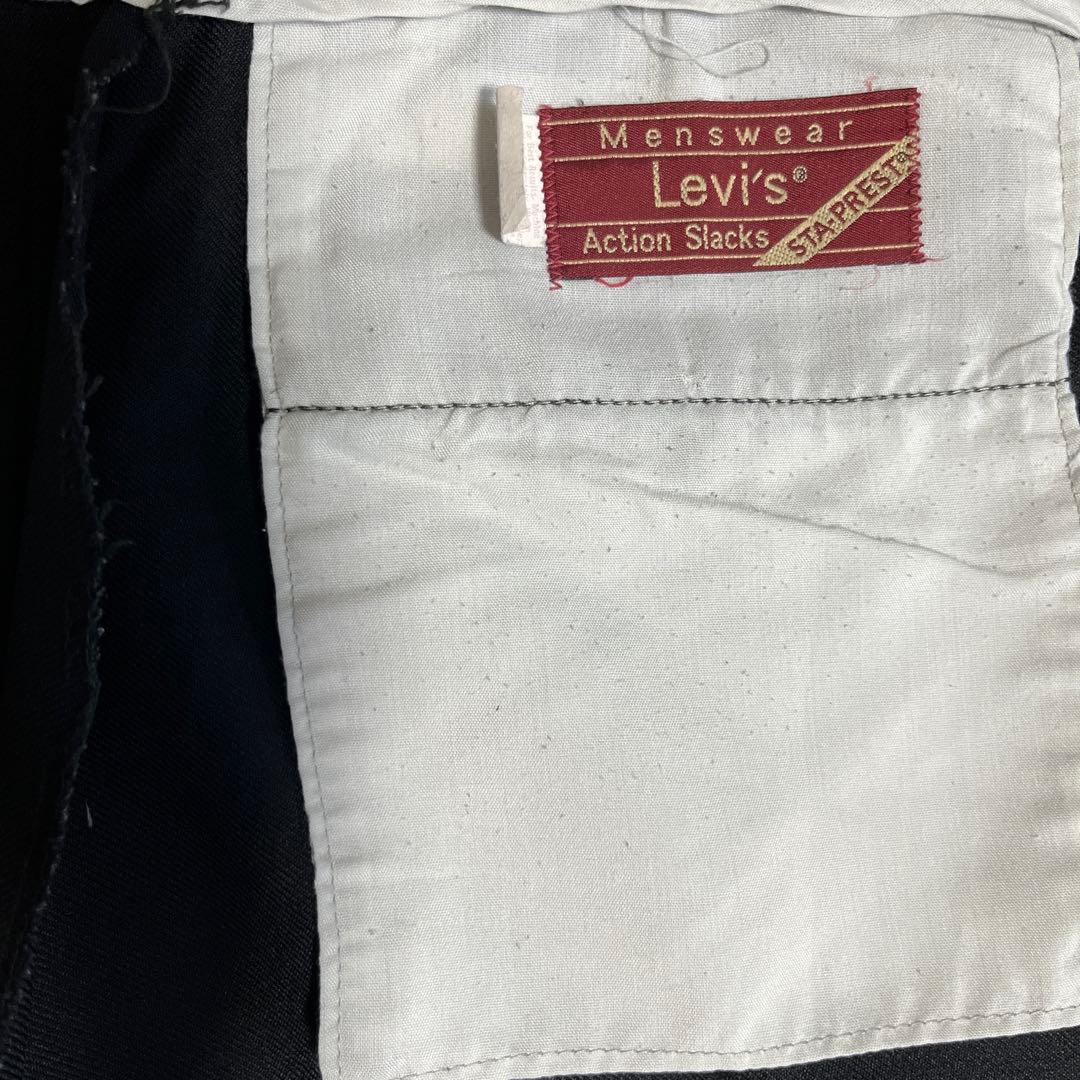Levi’s アクションスラックス ブラック TALON W33 L29相当