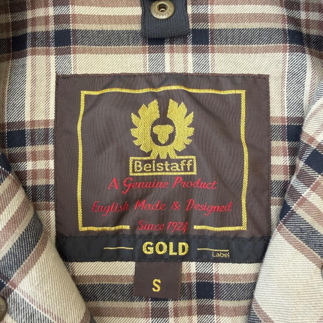 や*ん様 【美品】 ベルスタッフ ミリタリージャケット コットン ベージュ S