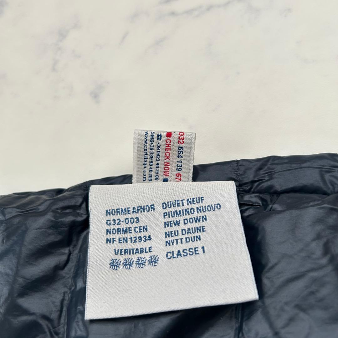 モンクレール ダウンベスト GUI ワッペン ネイビー 0