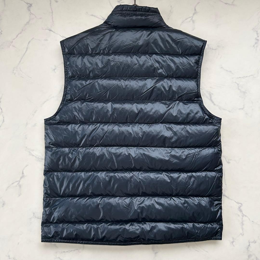 モンクレール ダウンベスト GUI ワッペン ネイビー 0