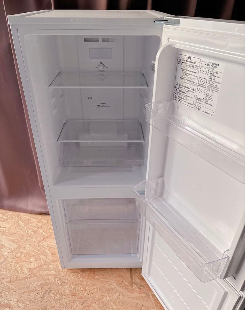 ・武蔵【高年式・2024年製】ニトリ 2ドア冷蔵庫 NTR-140WH
