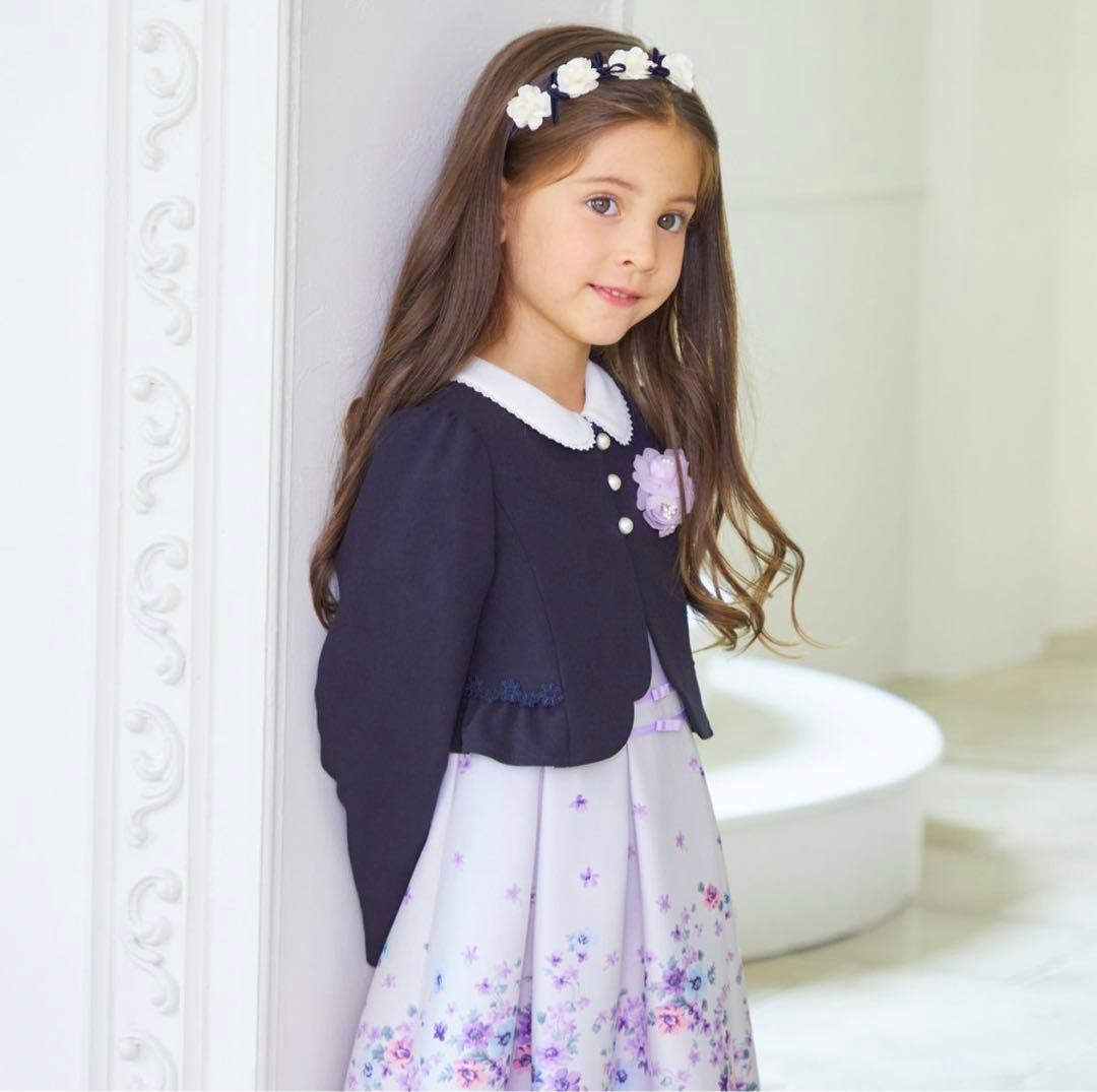 ショパン　入学式　パネルフラワーアンサンブル　120 美品　パンプス　ソックス