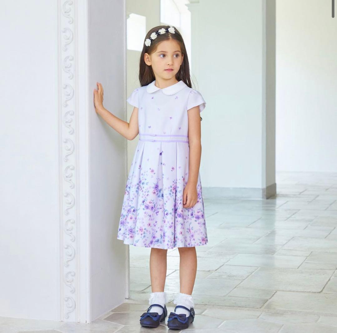 ショパン　入学式　パネルフラワーアンサンブル　120 美品　パンプス　ソックス