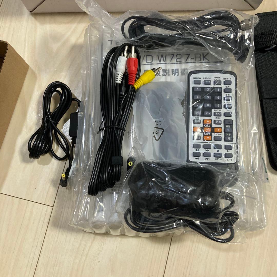 PDVD-W727-BK 7インチワンセグポータブルDVDプレーヤー