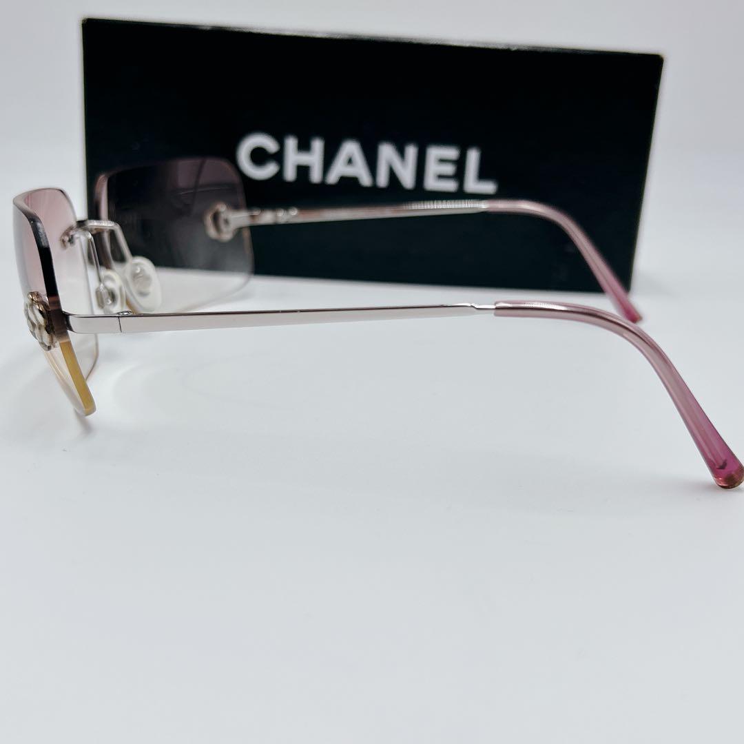 ✨極美品✨ シャネル サングラス ココマーク カメリア グラデーション ピンク