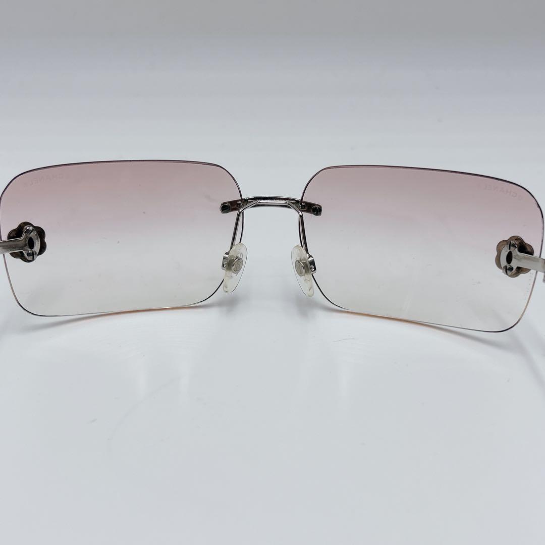 ✨極美品✨ シャネル サングラス ココマーク カメリア グラデーション ピンク