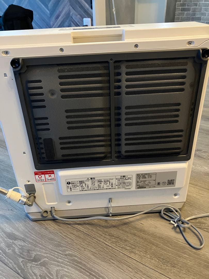 売約済ガスファンヒーター GFH-4005-WS ホワイトノーリツ中古使用頻度少