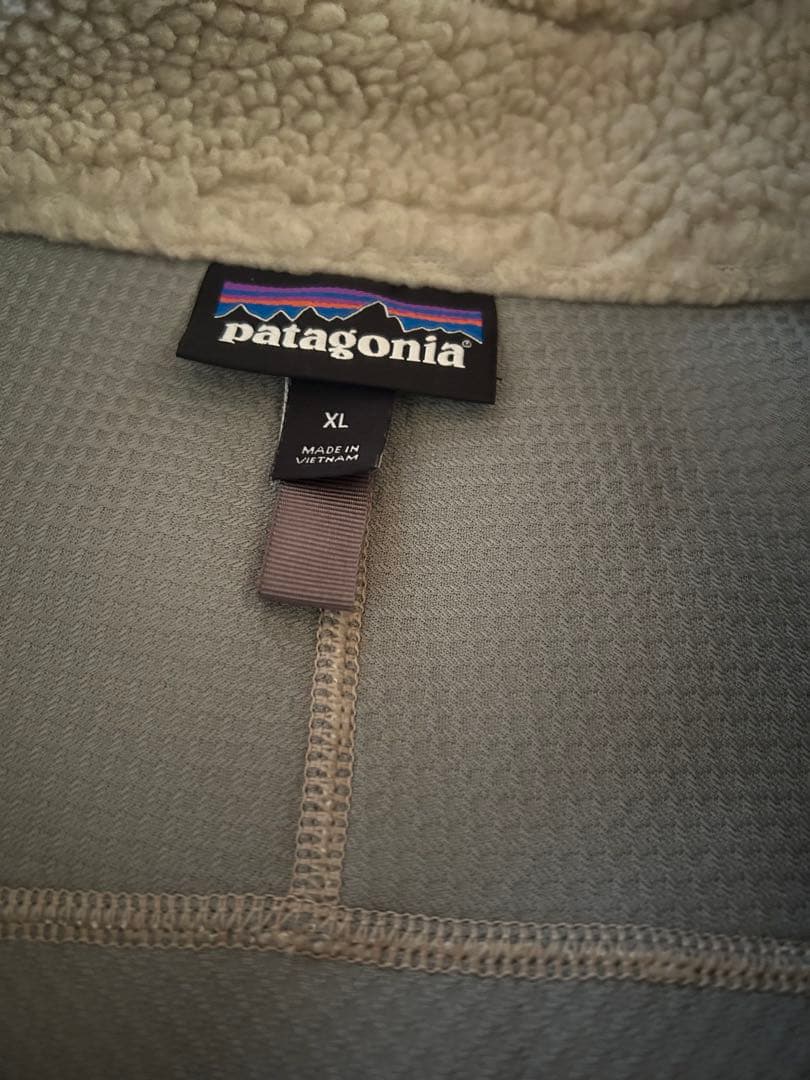 patagonia フリースベスト XL ベージュ クラシックレトロX