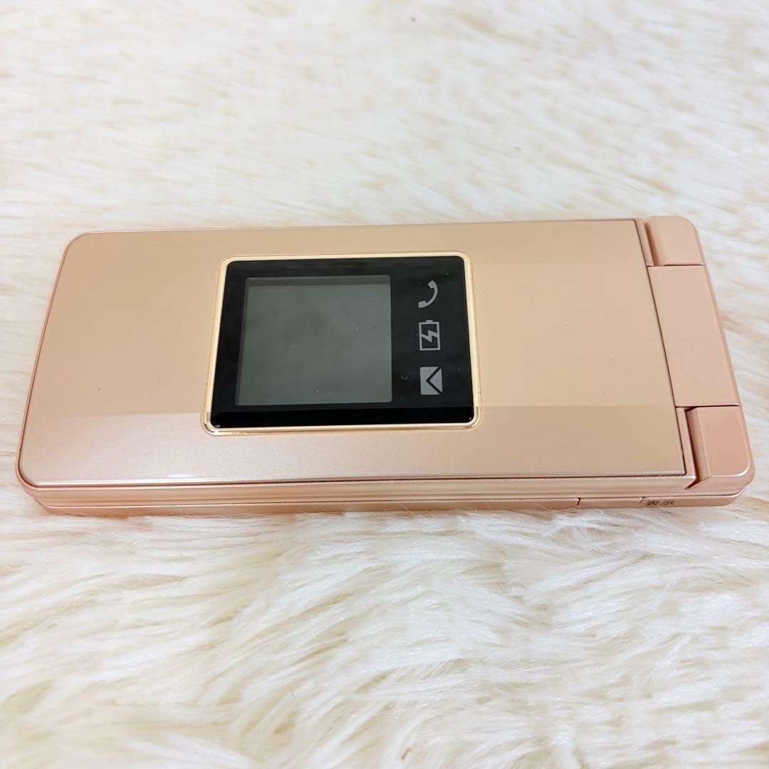 かんたん携帯10 シャープ SHARP ゴールド ガラケー