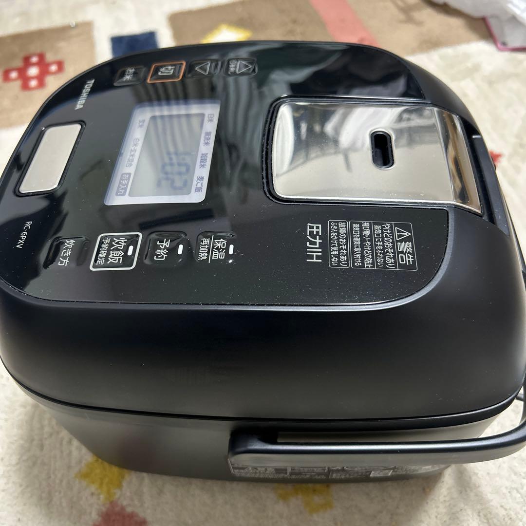 TOSHIBA RC-6PXV 炊飯器 ブラック