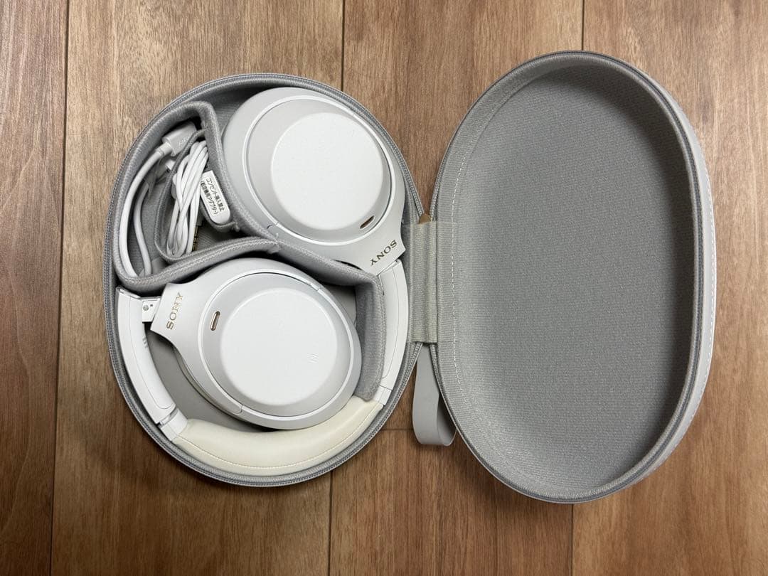 sony WH-1000XM4 WM ワイヤレスヘッドホン サイレントホワイト
