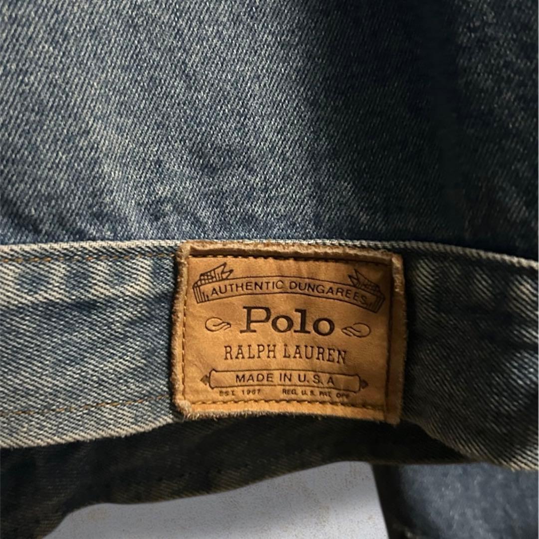 80s-90s Polo Ralph Lauren 白タグ デニムジャケット