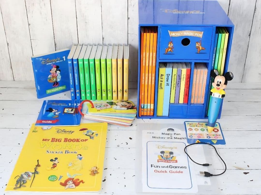 17年購入 DWE ディズニー英語システム ストレートプレイ マジックペン