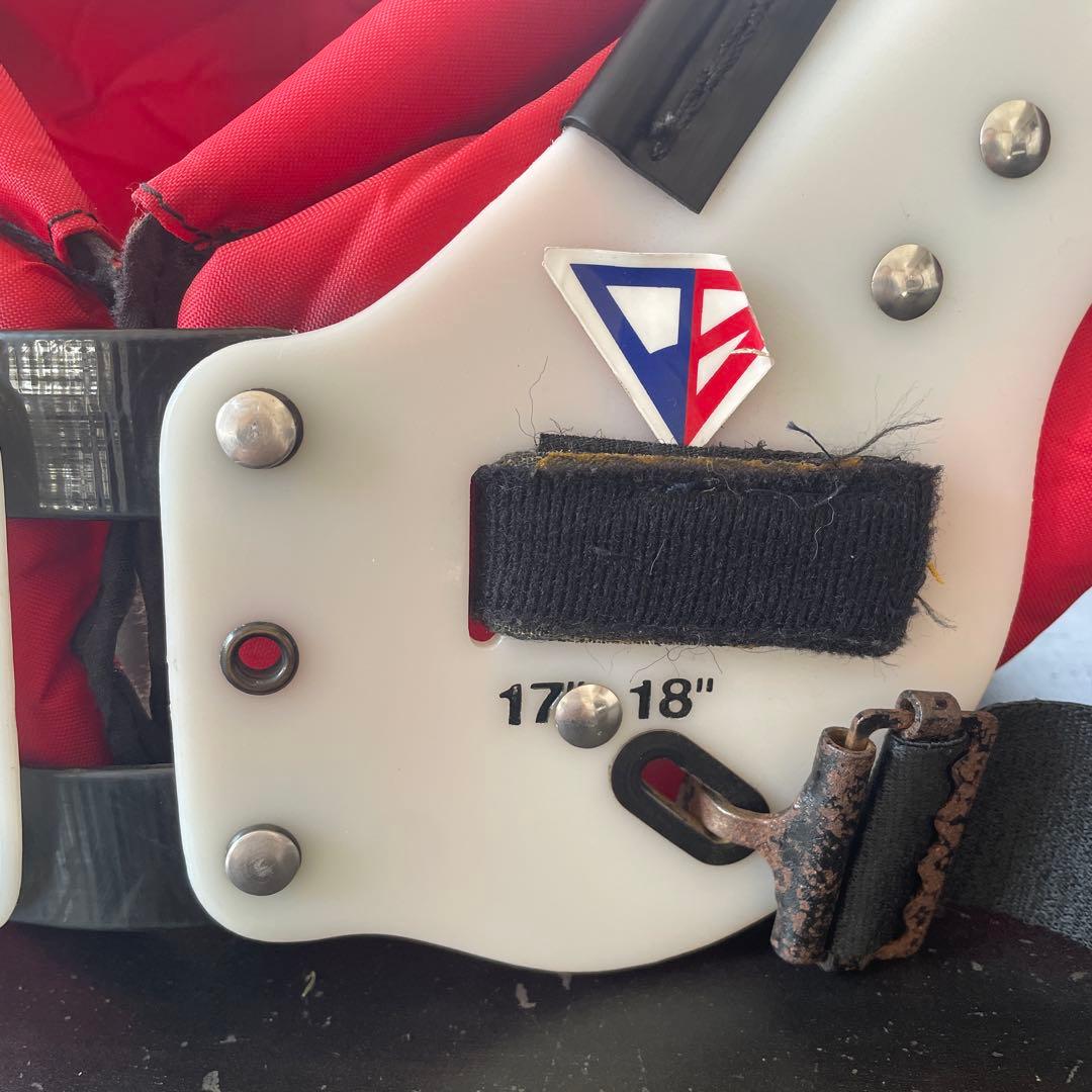 DOUGLAS ショルダー　赤/白　S