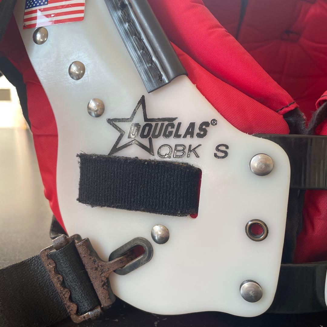 DOUGLAS ショルダー　赤/白　S