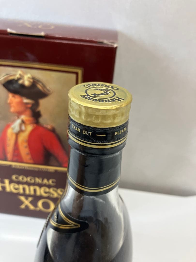 ヘネシー 金キャップ クリアボトル ブランデー 700ml 【A217】