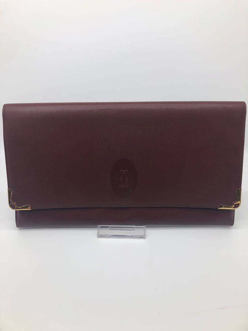 Cartier クラッチバッグ バーガンディ