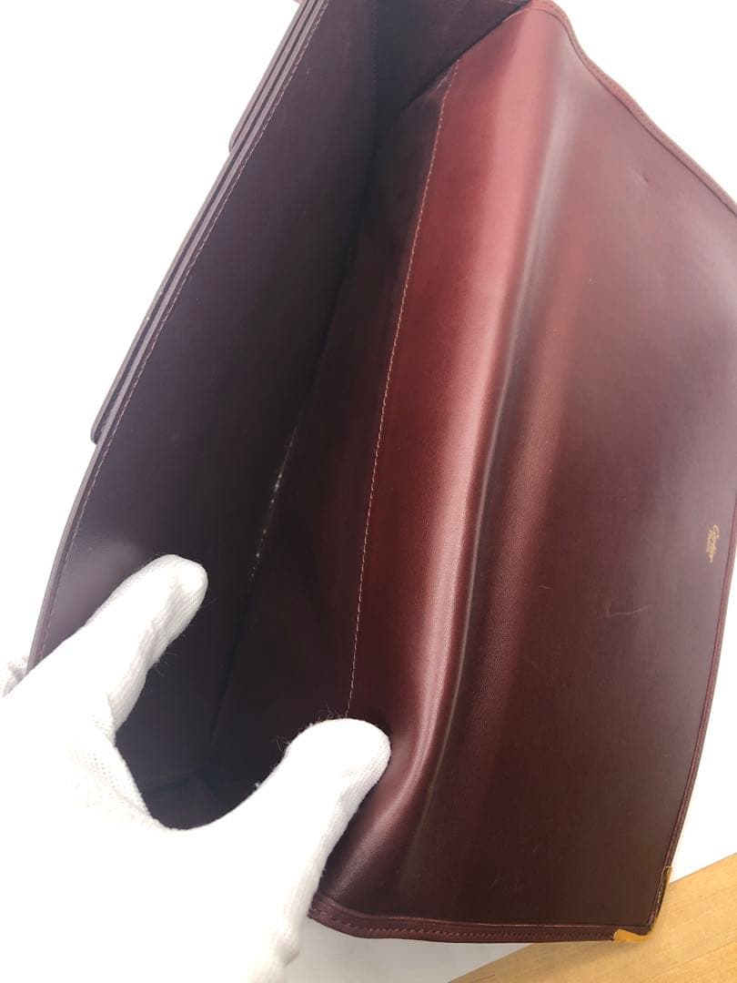 Cartier クラッチバッグ バーガンディ