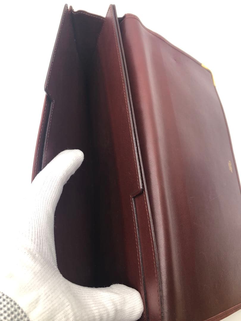 Cartier クラッチバッグ バーガンディ