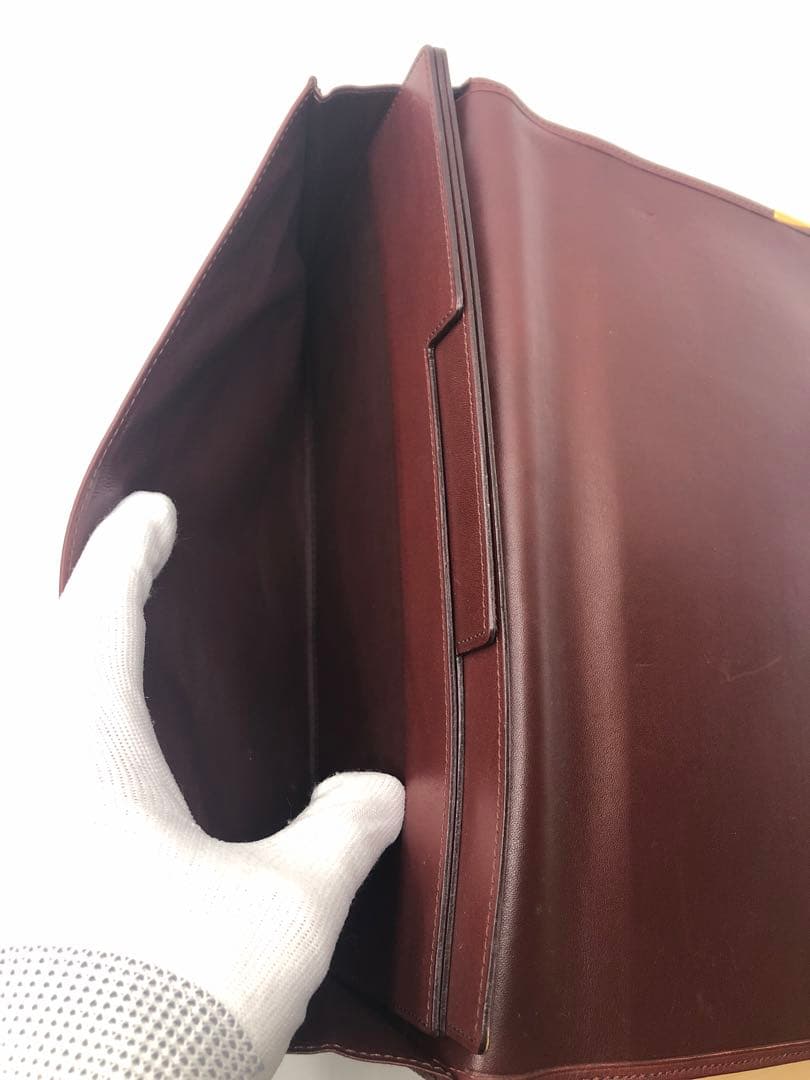 Cartier クラッチバッグ バーガンディ