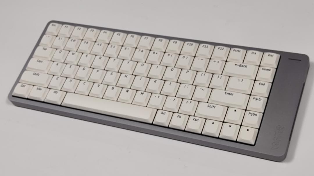 ★特別限定カスタム★LOFREE FLOW2グレー（84キー） × 静音ピンク軸